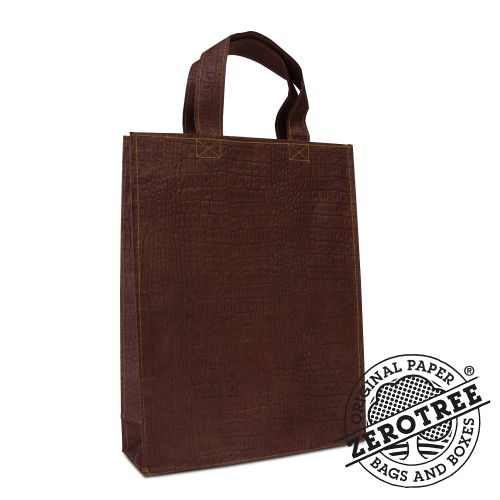 Recycled bag with croco design - Image 1